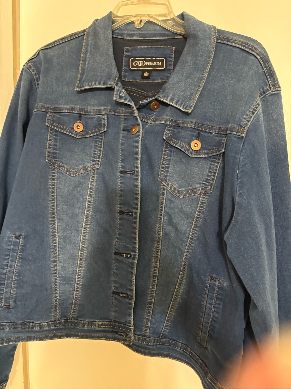 Cato denim jacket size extra large